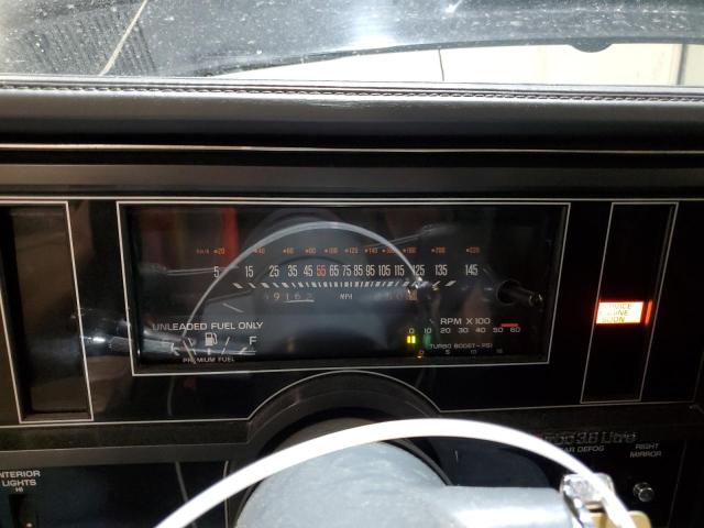 1G4GJ1177HP457836 - 1987 BUICK REGAL 黑色 照片 9