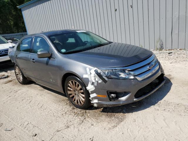 3FADP0L37BR129784 - 2011 FORD FUSION HYBRID GRAY photo 4