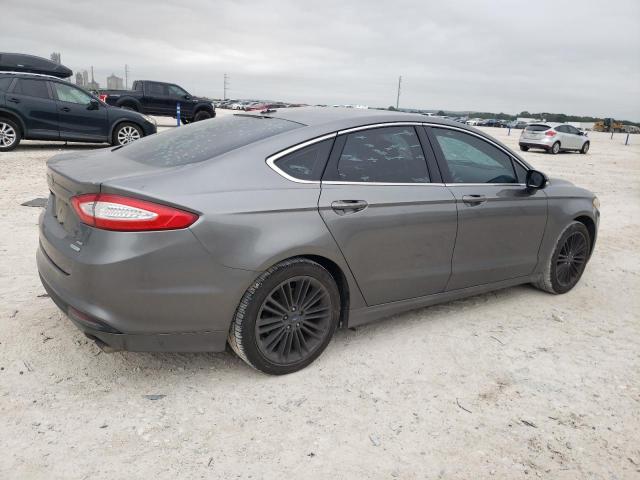 3FA6P0HD6ER290982 - 2014 FORD FUSION SE GRAY photo 3