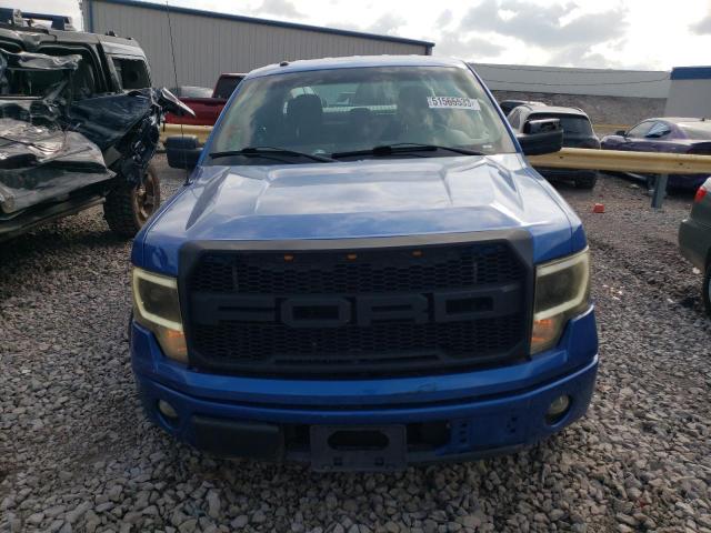 1FTFX1CF7EFB54995 - 2014 FORD F 150 SUPER CAB BLUE photo 5