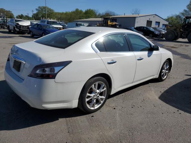 1N4AA5AP7EC489793 - 2014 NISSAN MAXIMA S WHITE photo 3