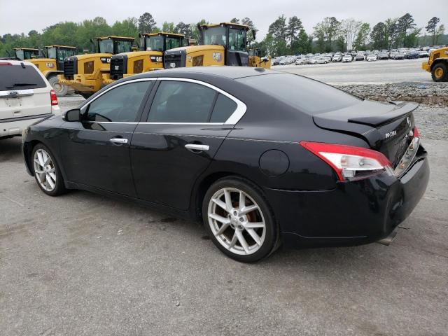 1N4AA51E69C854081 - 2009 NISSAN MAXIMA S BLACK photo 2