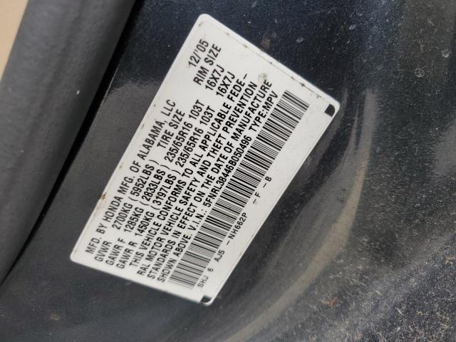 5FNRL38446B050496 - 2006 HONDA ODYSSEY EX GRAY photo 13