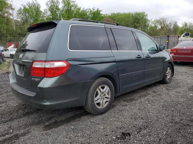 5FNRL38446B050496 - 2006 HONDA ODYSSEY EX GRAY photo 3