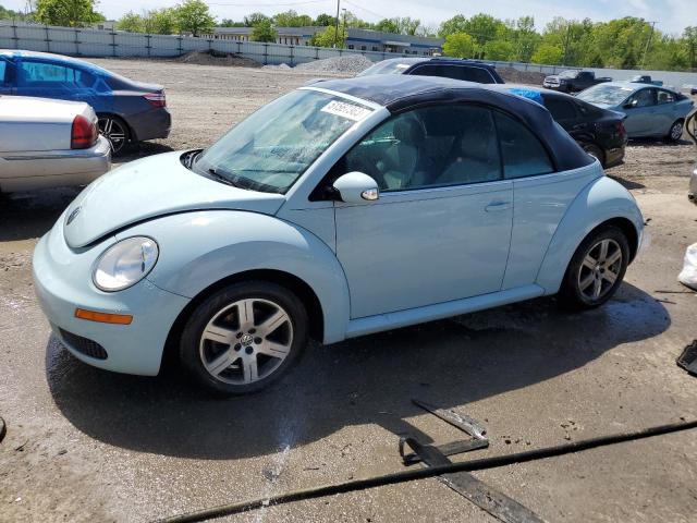 3VWRF31Y66M322026 - 2006 VOLKSWAGEN NEW BEETLE CONVERTIBLE OPTION PACKAGE 1 TURQUOISE photo 1