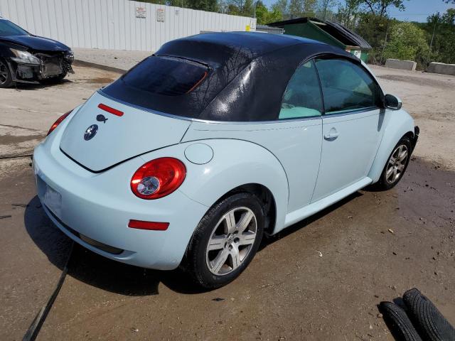 3VWRF31Y66M322026 - 2006 VOLKSWAGEN NEW BEETLE CONVERTIBLE OPTION PACKAGE 1 TURQUOISE photo 3