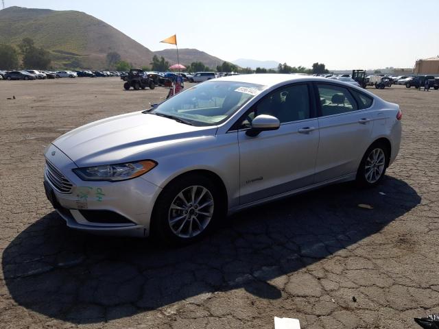 3FA6P0UU3HR312866 - 2017 FORD FUSION S HYBRID SILVER photo 1