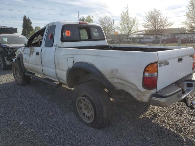 5TEWM72N84Z392733 - 2004 TOYOTA TACOMA XTRACAB WHITE photo 2