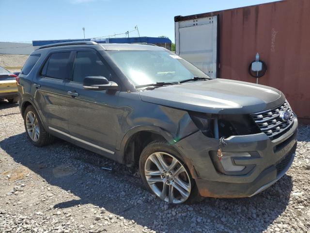 1FM5K7D89HGD00207 - 2017 FORD EXPLORER XLT GRAY photo 4