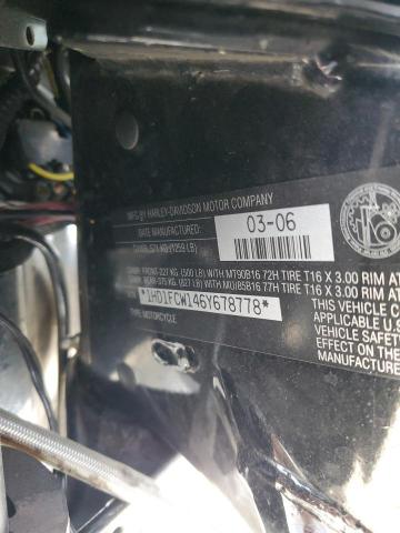 1HD1FCW146Y678778 - 2006 HARLEY-DAVIDSON FLHTCUI 白色 照片 9