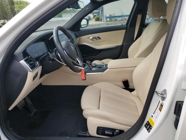 3MW5R7J09M8C17672 - 2021 BMW 330XI Biały zdjęcie 7