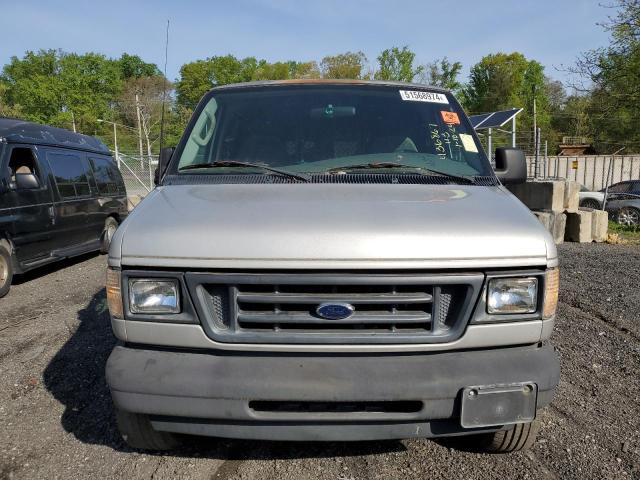 1FTSE34L73HA35351 - 2003 FORD ECONOLINE E350 SUPER DUTY VAN GRAY photo 5