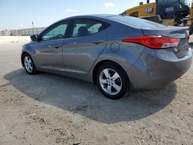 5NPDH4AE3DH416953 - 2013 HYUNDAI ELANTRA GLS GRAY photo 2