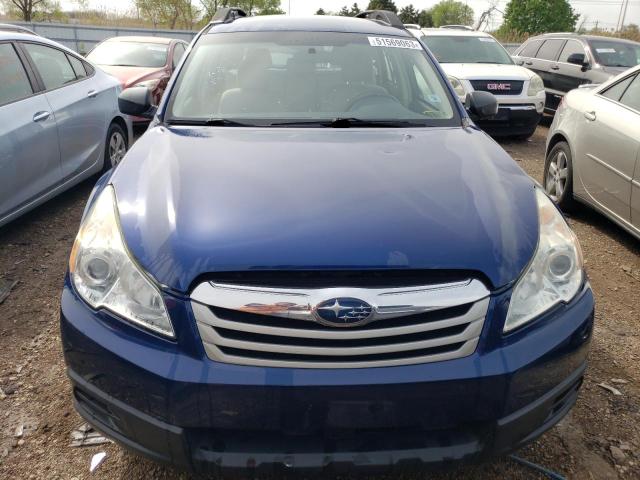 4S4BRCAC4B3359762 - 2011 SUBARU OUTBACK 2.5I BLUE photo 5