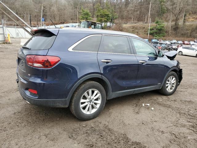 5XYPGDA31LG636399 - 2020 KIA SORENTO L BLUE photo 3