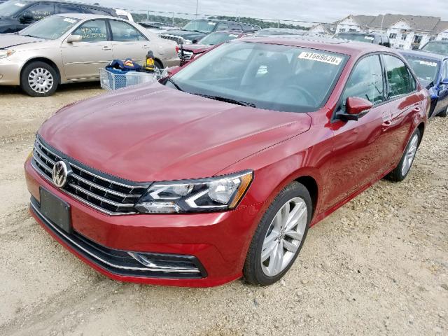 1VWLA7A3XKC000596 - 2019 VOLKSWAGEN PASSAT WOLFSBURG  photo 2