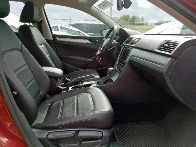 1VWLA7A3XKC000596 - 2019 VOLKSWAGEN PASSAT WOLFSBURG  photo 5