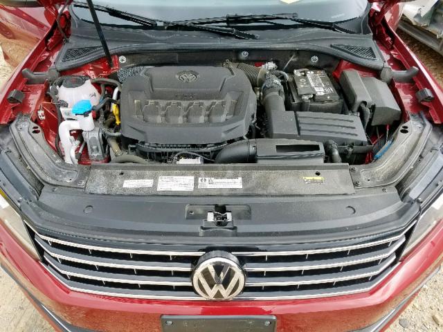 1VWLA7A3XKC000596 - 2019 VOLKSWAGEN PASSAT WOLFSBURG  photo 7