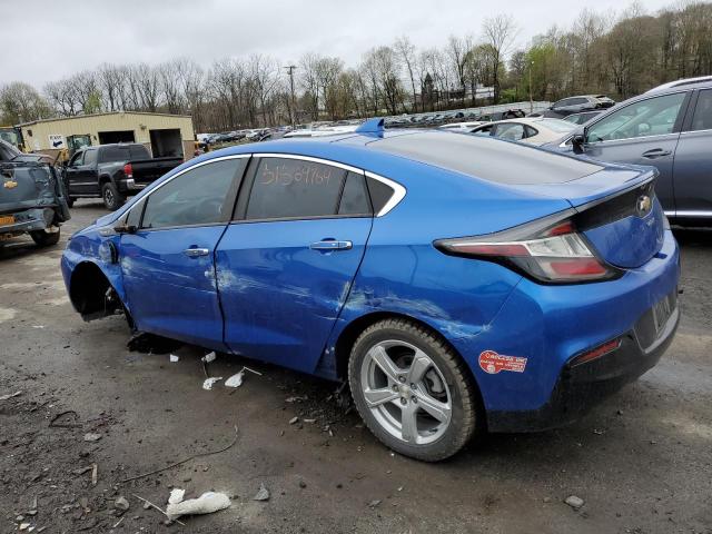 1G1RC6S54HU186536 - 2017 CHEVROLET VOLT LT BLUE photo 2