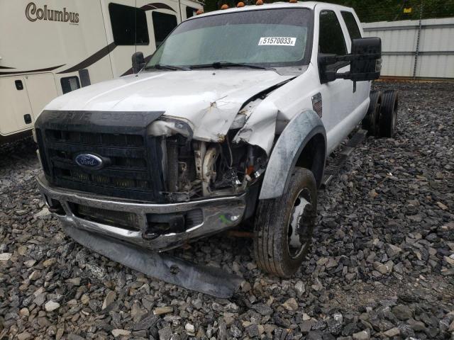 1FDXW4HR4AEA72746 - 2010 FORD F450 SUPER DUTY WHITE photo 9