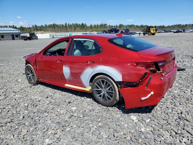 4T1G11BK0RU119250 - 2024 TOYOTA CAMRY SE NIGHT SHADE RED photo 2