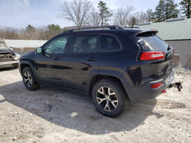 1C4PJMBS4GW335514 - 2016 JEEP CHEROKEE TRAILHAWK BLACK photo 2