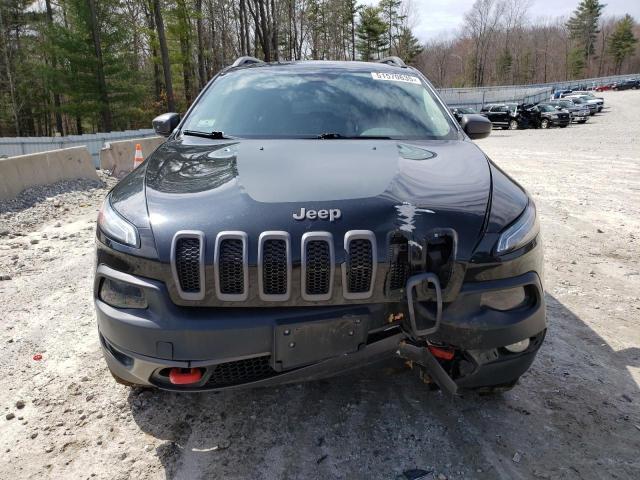 1C4PJMBS4GW335514 - 2016 JEEP CHEROKEE TRAILHAWK BLACK photo 5