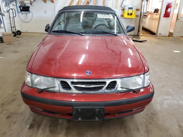 YS3DD78N8X7023891 - 1999 SAAB 9-3 S RED photo 5