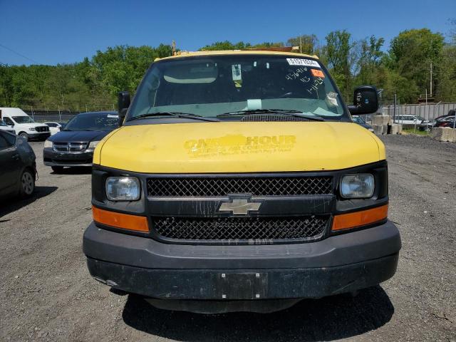 1GCZGFBA6A1179202 - 2010 CHEVROLET EXPRESS G2 YELLOW photo 5