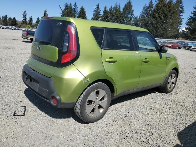 KNDJN2A26E7724808 - 2014 KIA SOUL GREEN photo 3