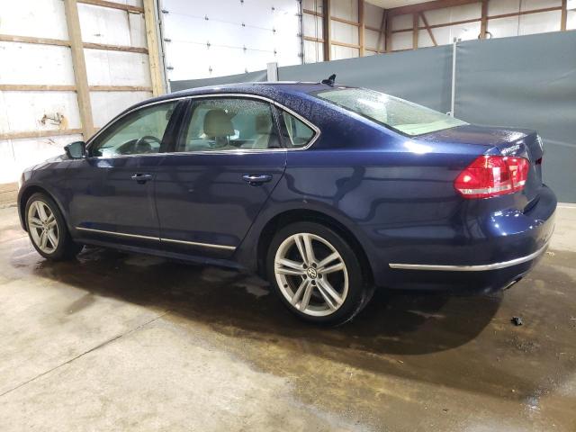 1VWBN7A32EC032513 - 2014 VOLKSWAGEN PASSAT SE BLUE photo 2