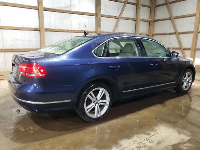 1VWBN7A32EC032513 - 2014 VOLKSWAGEN PASSAT SE BLUE photo 3