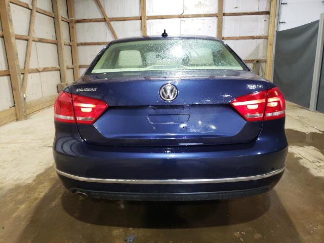 1VWBN7A32EC032513 - 2014 VOLKSWAGEN PASSAT SE BLUE photo 6