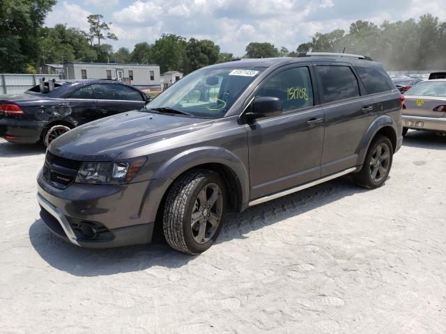 3C4PDCGG0FT517561 - 2015 DODGE JOURNEY CROSSROAD GRAY photo 1