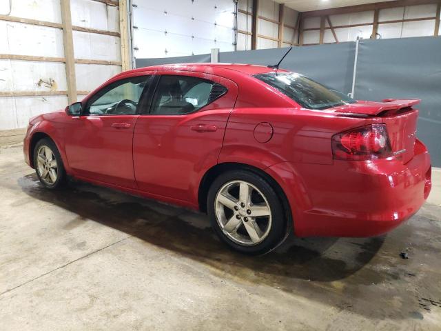 1C3CDZCB1CN312066 - 2012 DODGE AVENGER SXT RED photo 2