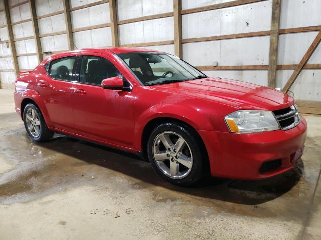 1C3CDZCB1CN312066 - 2012 DODGE AVENGER SXT RED photo 4