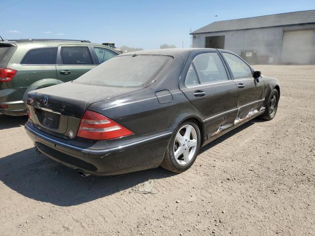 WDBNG78JX1A181934 - 2001 MERCEDES-BENZ S 600 BLACK photo 3