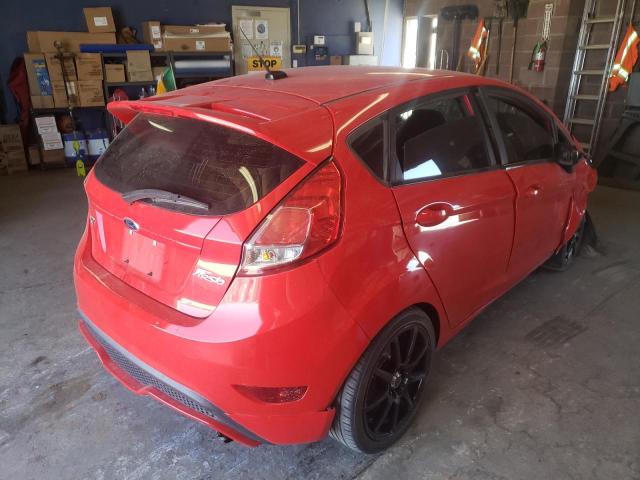 3FADP4GX2FM126878 - 2015 FORD FIESTA ST RED photo 4