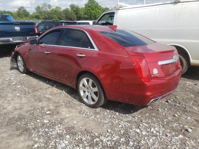1G6AT5S32F0135900 - 2015 CADILLAC CTS PREMIUM COLLECTION RED photo 2