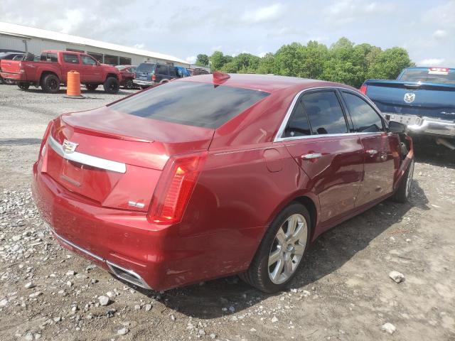 1G6AT5S32F0135900 - 2015 CADILLAC CTS PREMIUM COLLECTION RED photo 3