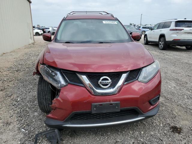 KNMAT2MT9GP670840 - 2016 NISSAN ROGUE S BURGUNDY photo 5