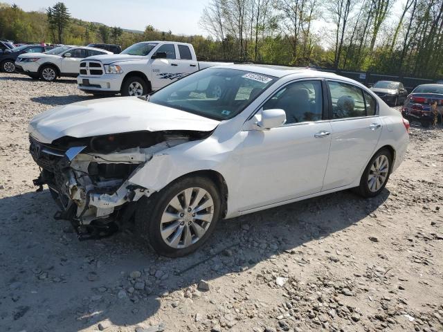 1HGCR2F80EA234539 - 2014 HONDA ACCORD EXL WHITE photo 1