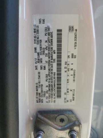 5LMCJ3C94HUL55160 - 2017 LINCOLN MKC RESERVE თეთრი ფოტო 14