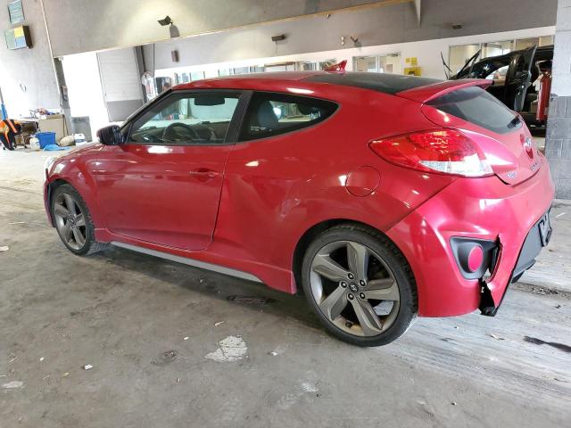 KMHTC6AE7DU165555 - 2013 HYUNDAI VELOSTER TURBO RED photo 2