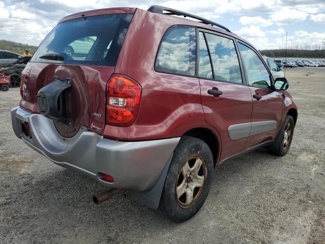 JTEHD20V350045127 - 2005 TOYOTA RAV4 BURGUNDY photo 3