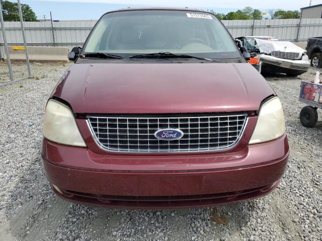 2FMZA52266BA65972 - 2006 FORD FREESTAR SEL BURGUNDY photo 5