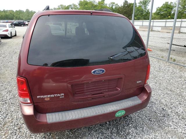 2FMZA52266BA65972 - 2006 FORD FREESTAR SEL BURGUNDY photo 6