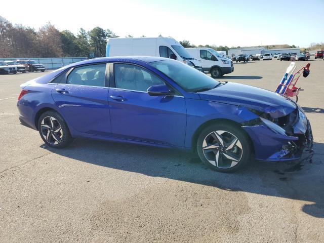 KMHLN4AJXPU058130 - 2023 HYUNDAI ELANTRA LIMITED BLUE photo 4