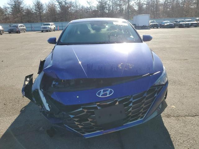 KMHLN4AJXPU058130 - 2023 HYUNDAI ELANTRA LIMITED BLUE photo 5