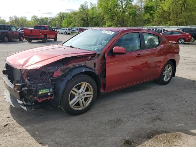 1B3CC5FB8AN159347 - 2010 DODGE AVENGER R/T RED photo 1